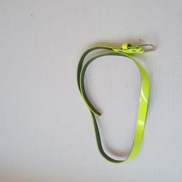 $4 Add-on Thin Fluorescent Yellow Belt - Youth Size - Picture 5 of 5